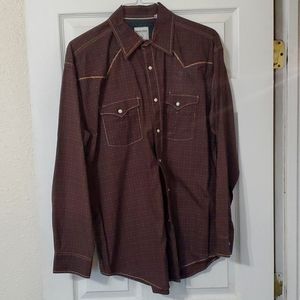 Panhandle roughstock pearl snap button up